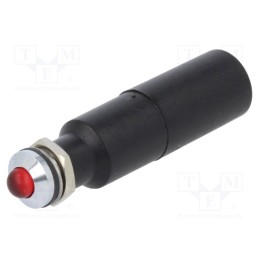 1 pcs x CML INNOVATIVE TECHNOLOGIES - 19510430 - Indicator: LED, prominent, red, 230VAC, Ø8mm, IP67, plastic
