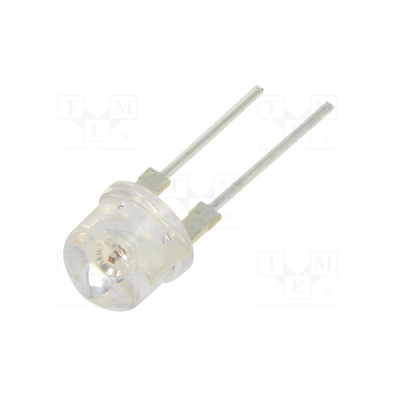 1 pcs x OPTOSUPPLY - OSR5XA87A1U - LED, 8mm, red, 100°, Front: convex, 1.9÷2.8V, No.of term: 2, 14÷18lm