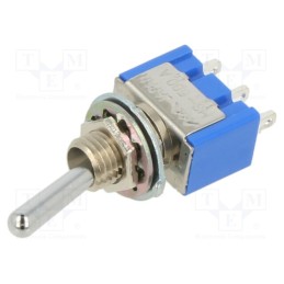 1 pcs x MIYAMA - MS-500A-B - Switch: toggle, Pos: 2, SPDT, ON-ON, 6A/125VAC, Leads: for soldering