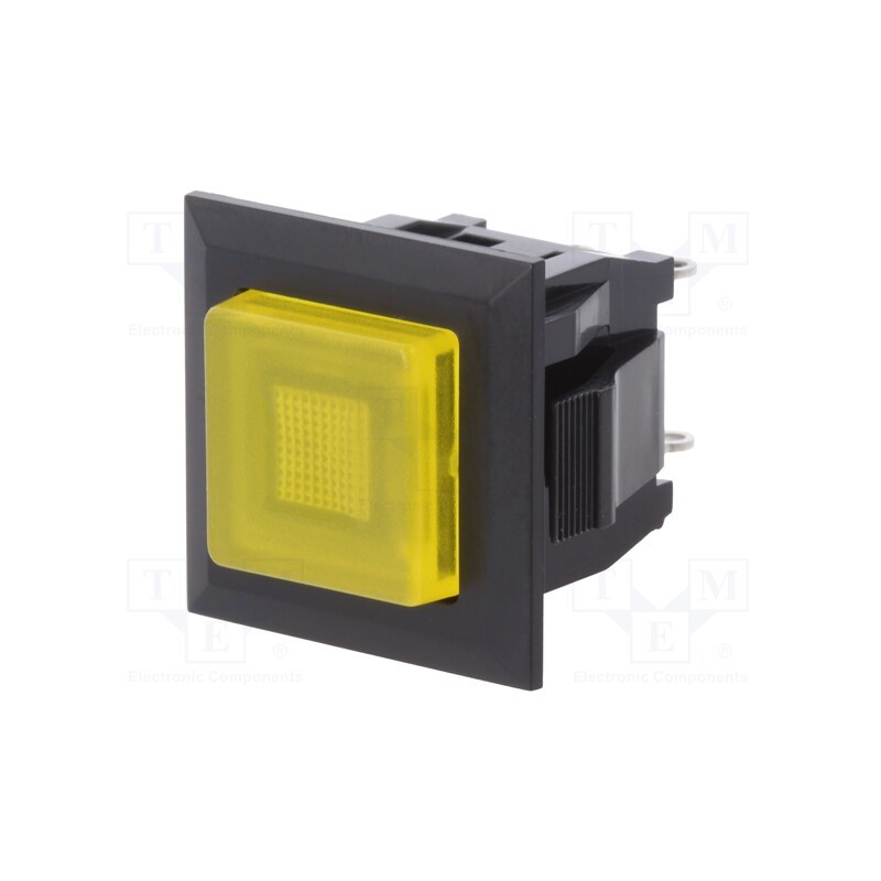 1 pcs x MIYAMA - DS-664K-S-L-S-K-TY - Switch: push-button, Pos: 2, SPST-NO, 3A/125VAC, OFF-ON, yellow