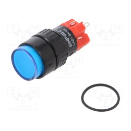 1 pcs x ONPOW - LAS1Y-11/B/230V-IP40 - Switch: push-button, Pos: 2, SPDT, 3A/220VAC, 2A/24VDC, ON-(ON)