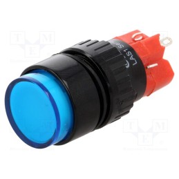 1 pcs x ONPOW - LAS1Y-11/B/24V-IP40 - Switch: push-button, Pos: 2, SPDT, 3A/220VAC, 2A/24VDC, ON-(ON)