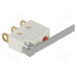 1 pcs x SAIA-BURGESS - F4T7Y1-UL - Microswitch SNAP ACTION, 5A/250VAC, with lever, SPDT, ON-(ON)