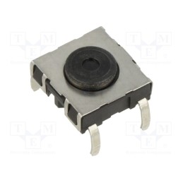 1 pcs x SCHURTER - 1241.1608 - Microswitch TACT, SPST-NO, Pos: 2, 0.05A/42VDC, THT, 2.2N, 4.8mm
