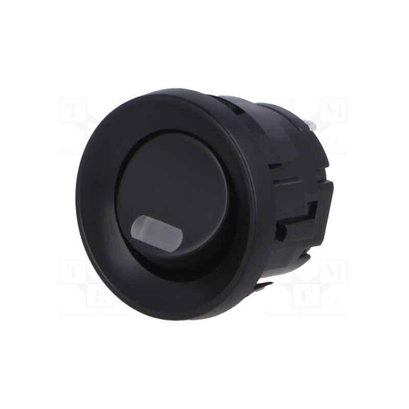 1 pcs x MIYAMA - DS-060K-S-LY - ROCKER, SPST, Pos: 2, ON-OFF, 3A/250VAC, black, LED, Rcont max: 20mΩ
