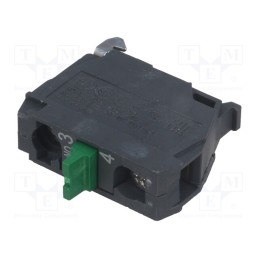 1 pcs x SCHNEIDER ELECTRIC - ZENL1111TQ - Contact block, 22mm, Harmony XB5, for back plate, Contacts: NO