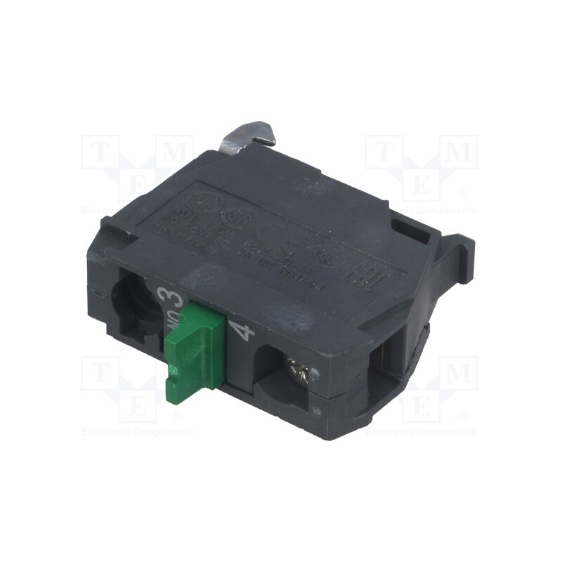1 pcs x SCHNEIDER ELECTRIC - ZENL1111TQ - Contact block, 22mm, Harmony XB5, for back plate, Contacts: NO