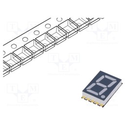 1 pcs x OPTO Plus LED - OPS-S5620SB-GW - Display: LED, 7-segment, 14.2mm, 0.56', No.char: 1, white, 65÷135mcd