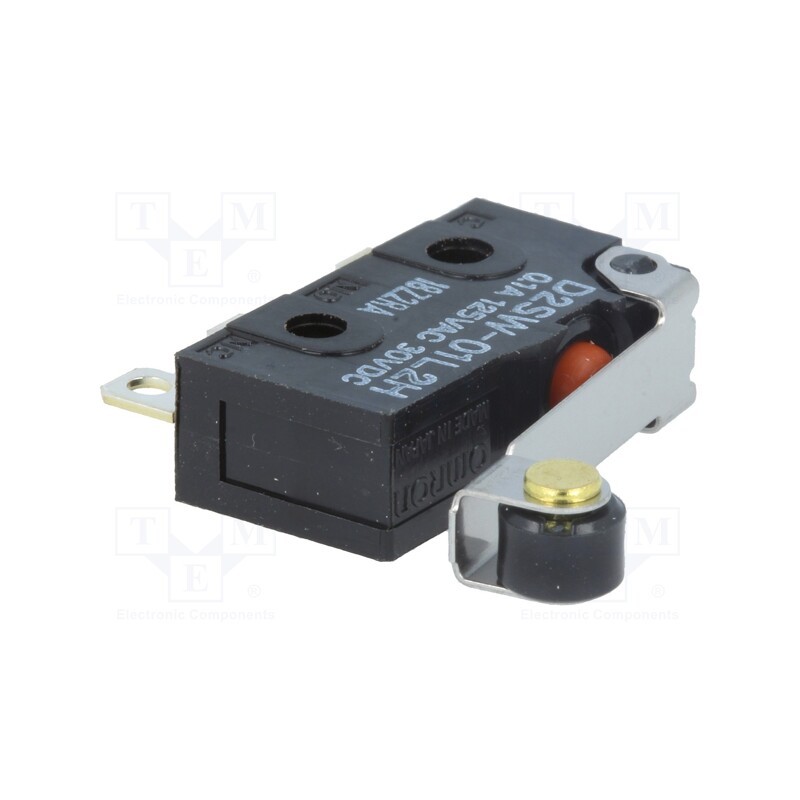 1 pcs x OMRON OCB - D2SW-01L2H - Microswitch SNAP ACTION, 0.1A/125VAC, 0.1A/30VDC, SPDT, ON-(ON)