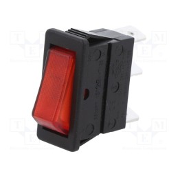 1 pcs x BULGIN - C5503ATNAB - ROCKER, 16A/250VAC, Leads: connectors 6,3x0,8mm