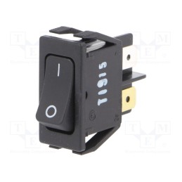 1 pcs x Marquardt - 01552.3112-00 - ROCKER, DPST, Pos: 2, ON-OFF, 16A/250VAC, black, IP40, none, 100mΩ
