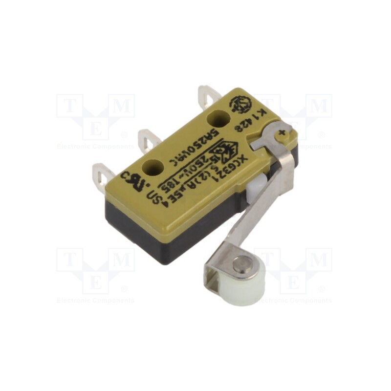 1 pcs x SAIA-BURGESS - XCG3-S1Z1 - Microswitch SNAP ACTION, 10A/250VAC, with lever (with roller)