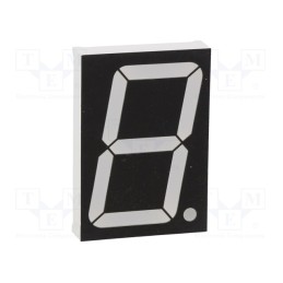 1 pcs x OPTO Plus LED - OPD-S15012LB-BW - Display: LED, 7-segment, 38.1mm, 1.5', No.char: 1, blue, 110mcd