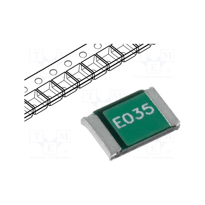 10 pcs x ECE - SD035-16 - Fuse: PTC polymer, 350mA, Imax: 40A, 1812