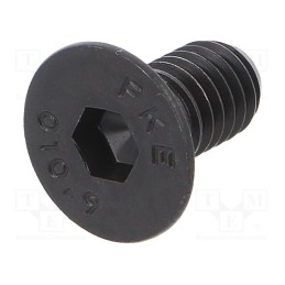 100 pcs x BOSSARD - 1021621 - Screw, M6x12, 1, Head: countersunk, hex key, HEX 4mm, steel