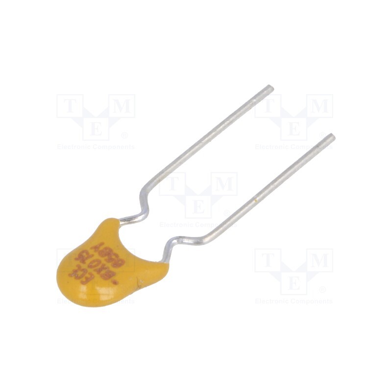 10 pcs x ECE - BX075 - Fuse: PTC polymer, 750mA, Ø0.51x7.6mm