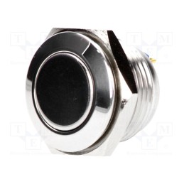 1 pcs x ONPOW - GQ16F-10/J/S - Switch: vandal resistant, Pos: 2, SPST-NO, 2A/36VDC, IP65, OFF-(ON)