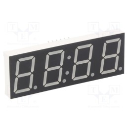 1 pcs x LUCKYLIGHT - KW4-804CVB - Display: LED, 7-segment, 20.4mm, 0.8', No.char: 4, red, 45÷90mcd