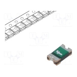 10 pcs x BEL FUSE - 0ZCM0020FF2G - Fuse: PTC polymer, 200mA, Imax: 40A, 0ZCM, 0603