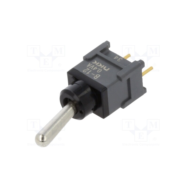 1 pcs x NKK SWITCHES - B12AP - Switch: toggle, Pos: 2, SPDT, ON-ON, 0.4A/28VAC, 0.4A/28VDC