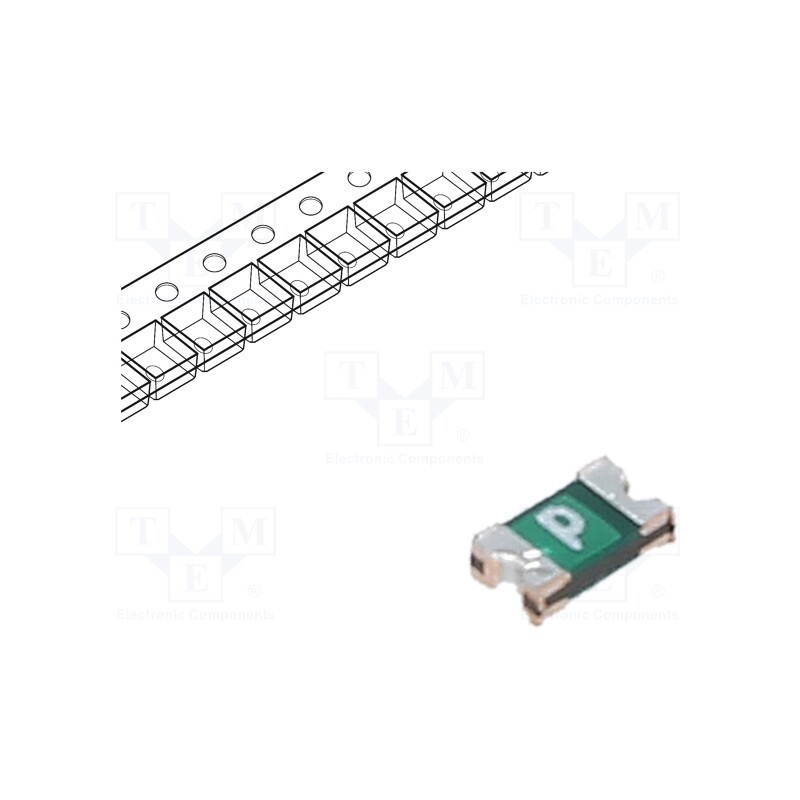 10 pcs x BEL FUSE - 0ZCM0010FF2G - Fuse: PTC polymer, 100mA, Imax: 40A, 0ZCM, 0603