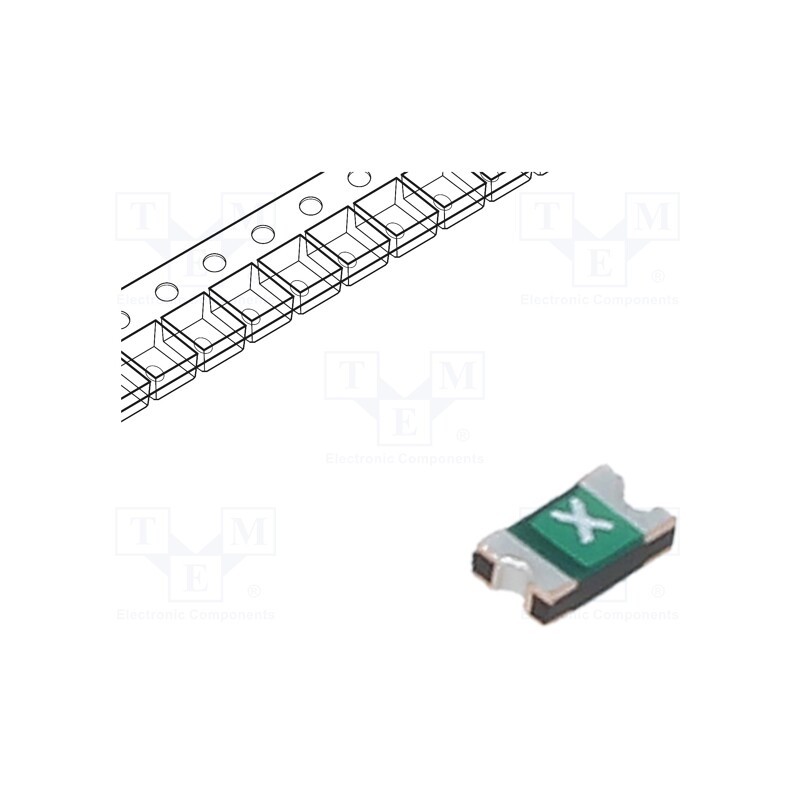 10 pcs x BEL FUSE - 0ZCM0008FF2G - Fuse: PTC polymer, 80mA, Imax: 40A, 0ZCM, 0603