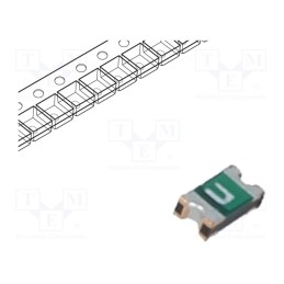10 pcs x BEL FUSE - 0ZCM0005FF2G - Fuse: PTC polymer, 50mA, Imax: 40A, 0ZCM, 0603