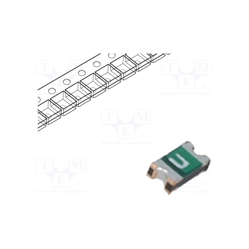 10 pcs x BEL FUSE - 0ZCM0005FF2G - Fuse: PTC polymer, 50mA, Imax: 40A, 0ZCM, 0603