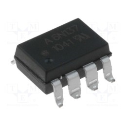 1 pcs x BROADCOM (AVAGO) - 6N137-300E - Optocoupler, SMD, Ch: 1, OUT: Schmitt trigger, CTR@If: 19-50%@16mA