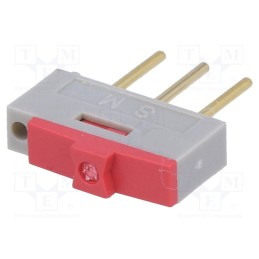 1 pcs x NKK SWITCHES - SM0320102 - Switch: slide, Pos: 2, SPDT, 0.5A/12VDC, ON-ON, THT, -40÷85°C