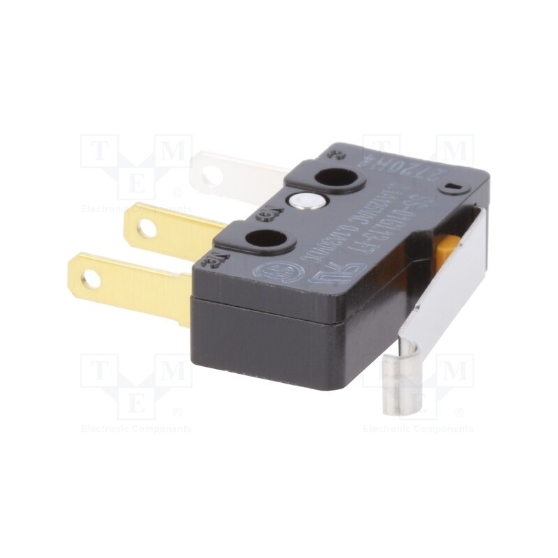 1 pcs x OMRON OCB - SS01GL13FT - Microswitch SNAP ACTION, 0.1A/125VAC, SPDT, ON-(ON), Pos: 2, IP40