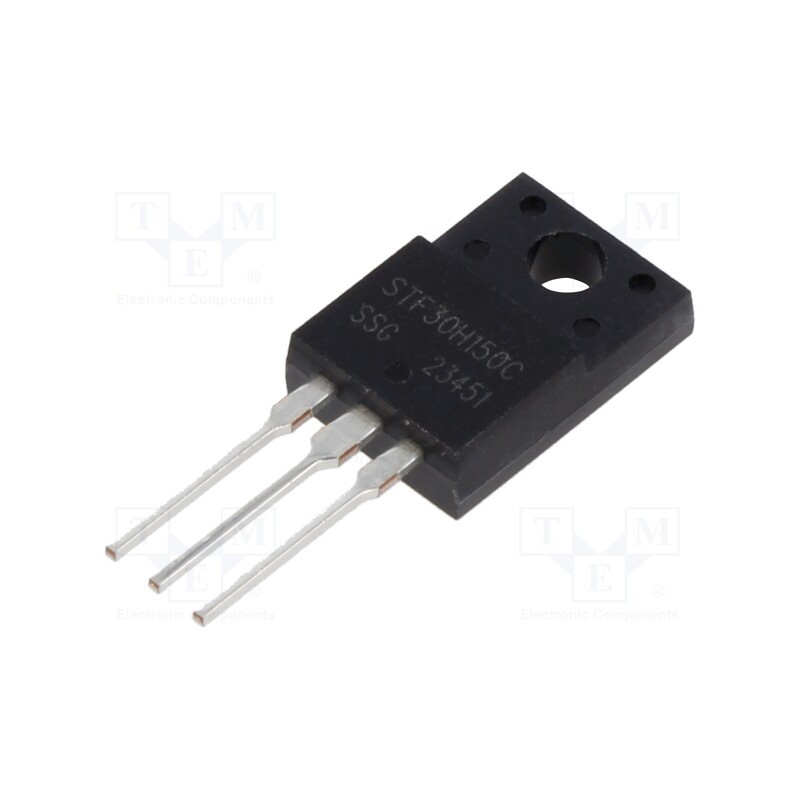 1 pcs x SMC DIODE SOLUTIONS - STF30H150C - Diode: Schottky rectifying, THT, 150V, 30A, ITO220AB,