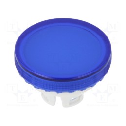 1 pcs x EAO - 84-7111.600 - Actuator lens, 22mm, 84, blue,transparent, plastic