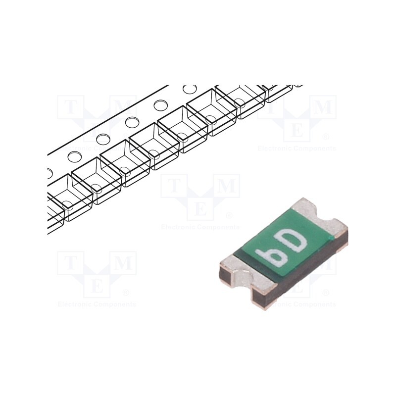 10 pcs x BEL FUSE - 0ZCJ0010FF2E - Fuse: PTC polymer, 100mA, Imax: 10A, 0ZCJ, 1206