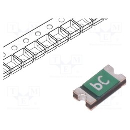 10 pcs x BEL FUSE - 0ZCJ0005FF2E - Fuse: PTC polymer, 50mA, Imax: 10A, 0ZCJ, 1206