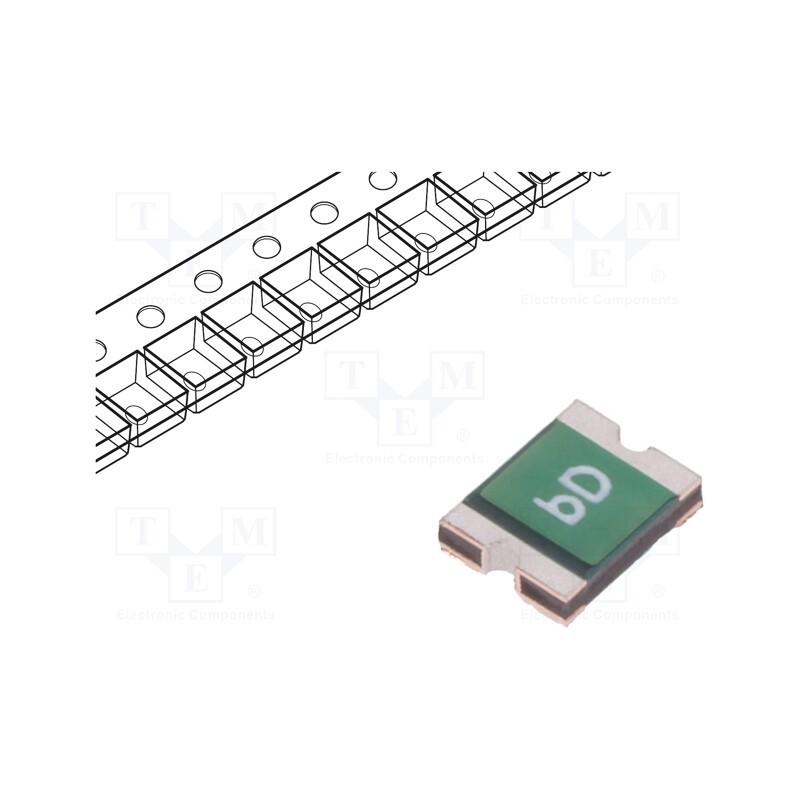 10 pcs x BEL FUSE - 0ZCH0010FF2E - Fuse: PTC polymer, 100mA, Imax: 10A, 0ZCH, 1210