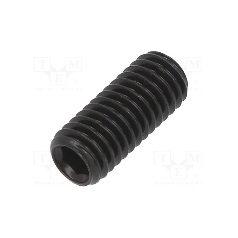 100 pcs x BOSSARD - 1025678 - Screw, M5x12, 0.8, Head: without head, hex key, HEX 2,5mm, steel