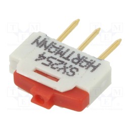 1 pcs x PTR HARTMANN - SX254 - Switch: slide, Pos: 2, 0.001A/0.01VDC, THT, Leads: for PCB,straight