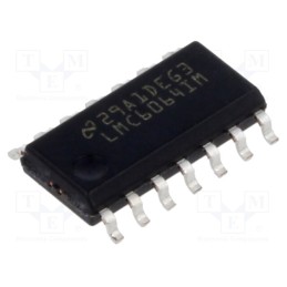 1 pcs x TEXAS INSTRUMENTS - LMC6064IM/NOPB - IC: operational amplifier, 100kHz, Ch: 4, SO14, 4.5÷15.5VDC,