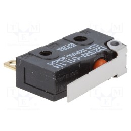 1 pcs x OMRON OCB - D2SW-01L1H - Microswitch SNAP ACTION, 0.1A/125VAC, 0.1A/30VDC, with lever