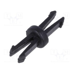 12 pcs x DF ELECTRIC - 480005 - Assembly pins, fuseholders, black, Mat: plastic