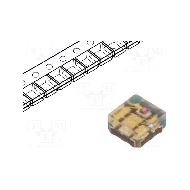 1 pcs x BROADCOM (AVAGO) - HSMF-C116 - LED, SMD, 0404,CSP, RGB, 1.05x1.05x0.65mm, 140°, 10/5/5mA