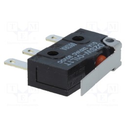 1 pcs x OMRON OCB - D2SW-01L1T - Microswitch SNAP ACTION, 0.1A/125VAC, 0.1A/30VDC, with lever