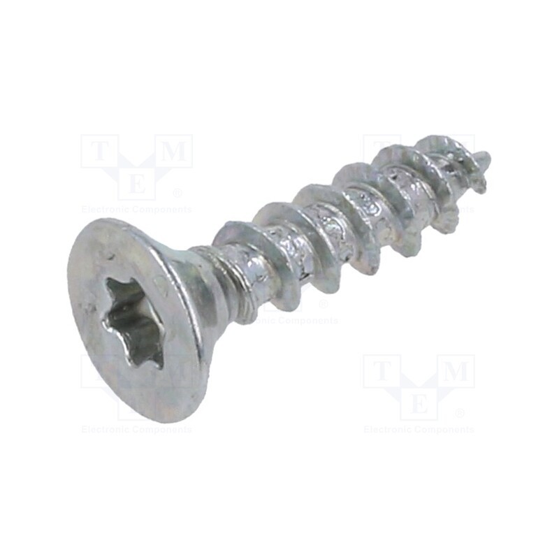 100 pcs x BOSSARD - 3373525 - Screw, for wood, 3x12, Head: countersunk, Torx®, TX10, WIROX®, SPAX®