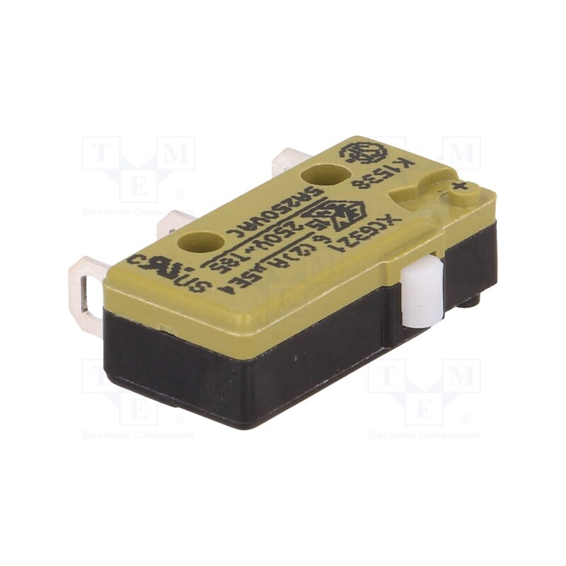 1 pcs x SAIA-BURGESS - XCG3-Z1 - Microswitch SNAP ACTION, 5A/250VAC, without lever, SPDT, ON-(ON)