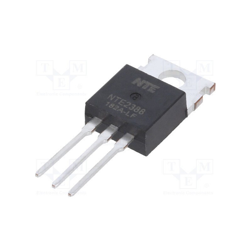 1 pcs x NTE Electronics - NTE2388 - Transistor: N-MOSFET, unipolar, 200V, 11A, Idm: 72A, 125W, TO220