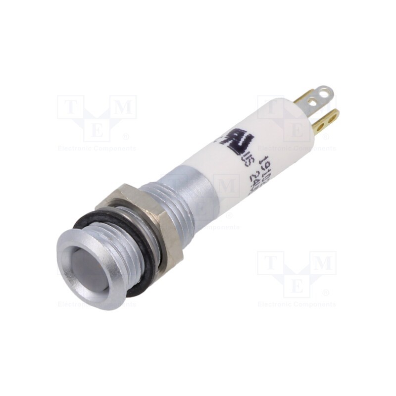 1 pcs x CML INNOVATIVE TECHNOLOGIES - 19102354 - Indicator: LED, flat, red/green/yellow, 24VDC, Ø8mm