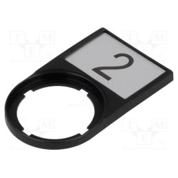 1 pcs x EATON ELECTRIC - M22S-ST-X53 - Bezel with description label, RMQ-Titan, 30x50mm