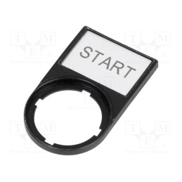 1 pcs x EATON ELECTRIC - M22S-ST-GB1 - Bezel with description label, RMQ-Titan, 30x50mm