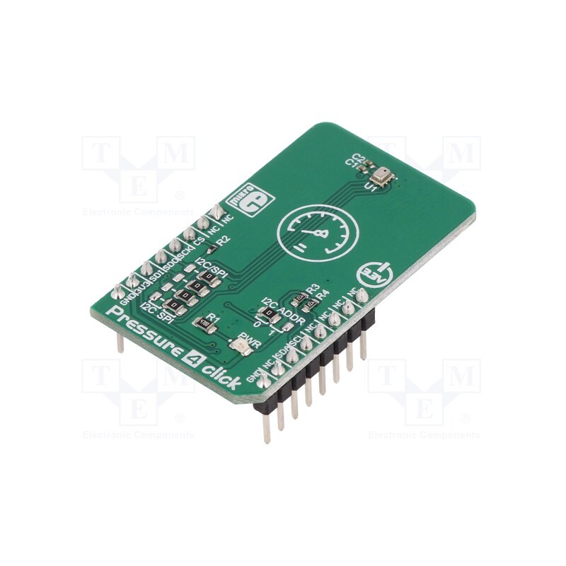1 pcs x MIKROE - PRESSURE 4 CLICK - Click board, pressure sensor, I2C,SPI, BMP280, prototype board